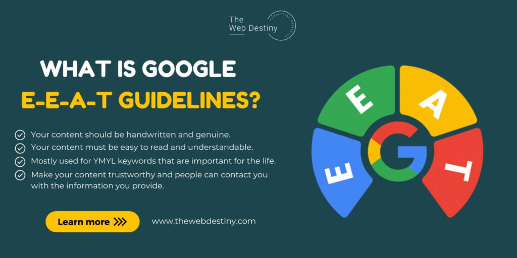 What is Google E-E-A-T Guidelines